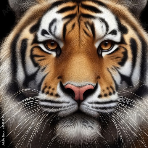 portrait of a tiger © AiDistrict
