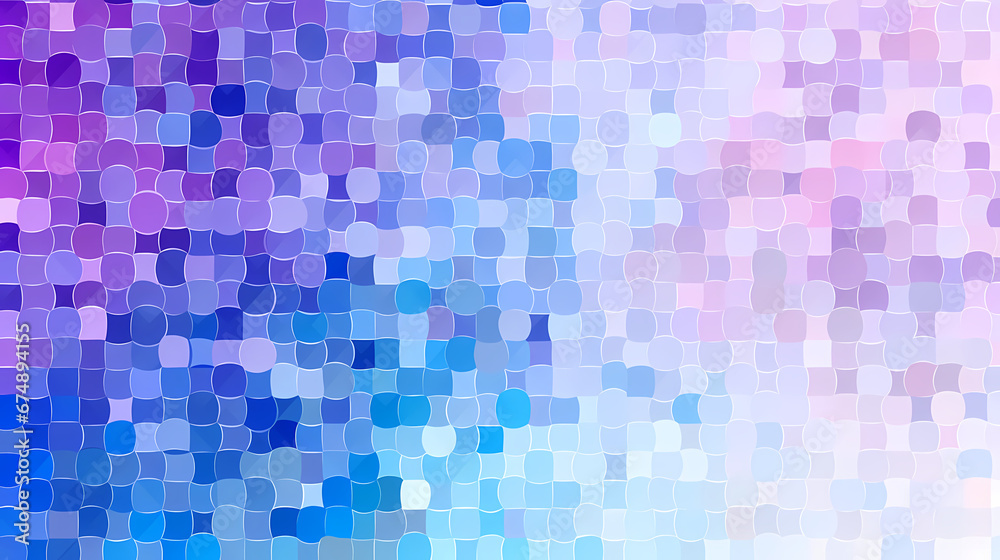 Digital technology purple and blue mosaic abstract poster web page PPT background