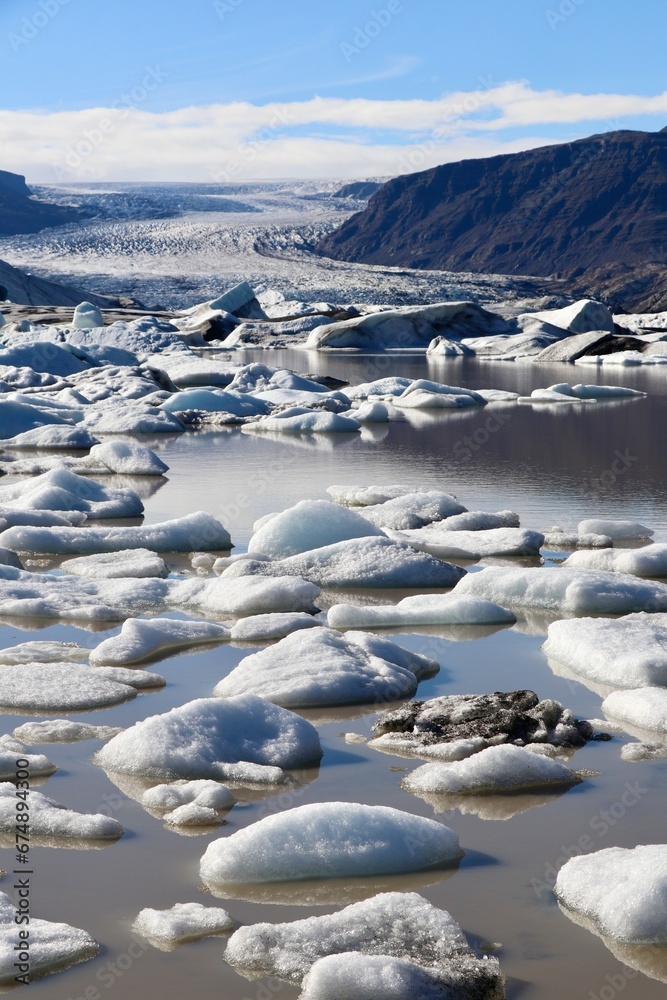 Glacier Vatnajökull - Islande Glacier Vatnajökull - Islande