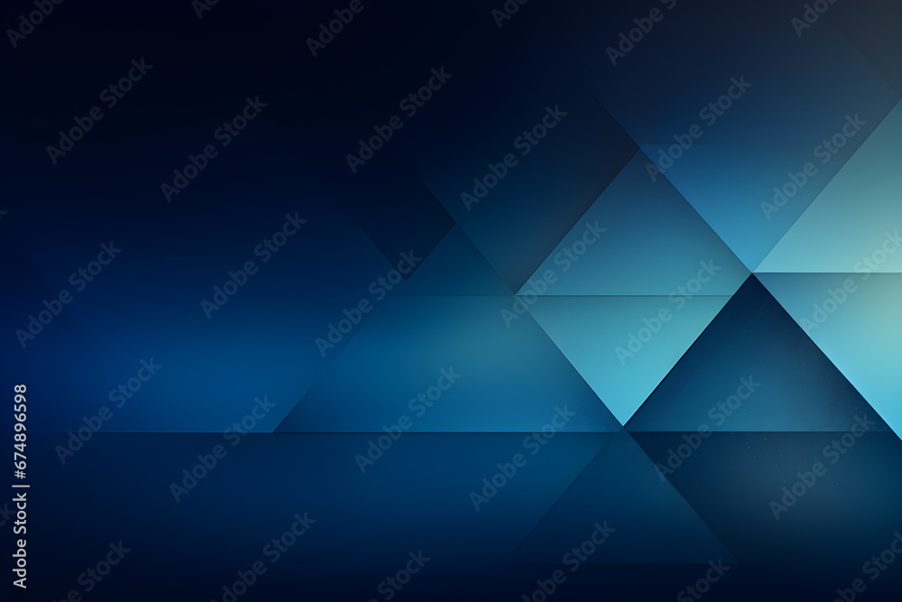 blue gradient wallpaper with a dark background and geometric shapes,
