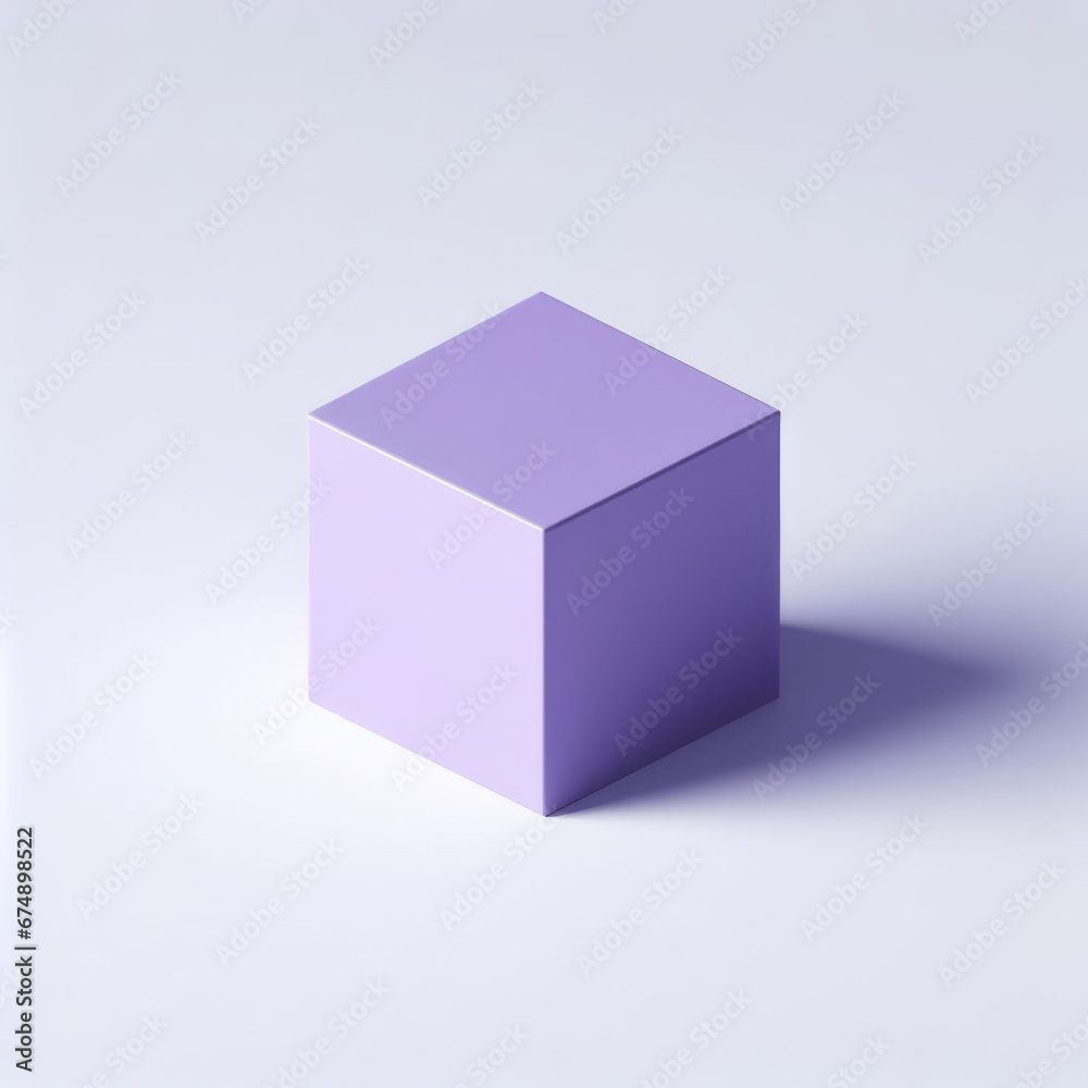 3d violet cube on white 3d violet cube on white