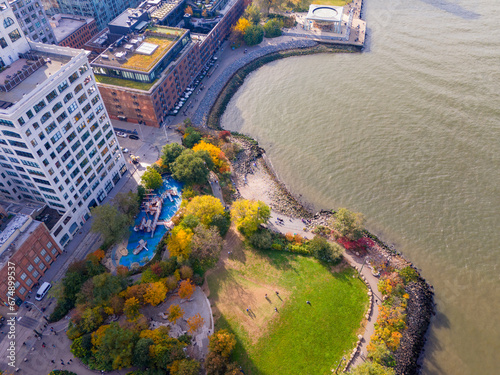 Εκτύπωση καμβά Aerial photo Pebble Beach New York
