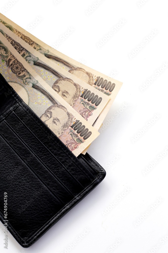 Japanese banknote 10000 yen, Japanese money Japanese banknote 10000 yen, Japanese money