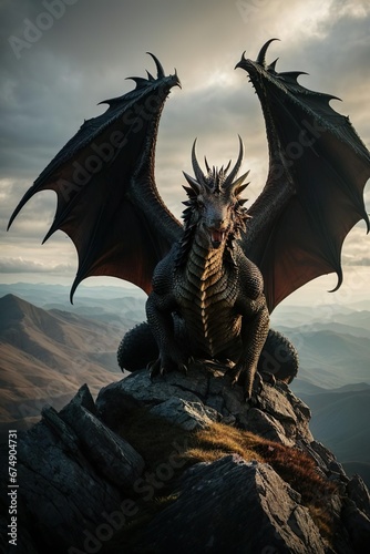dragon in the night © Elena