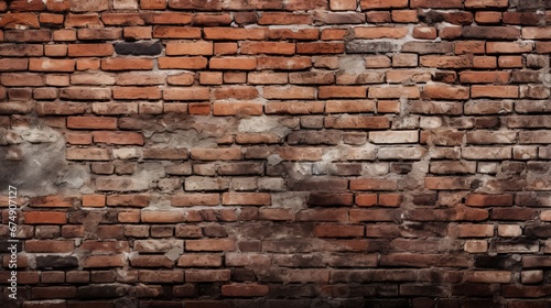 wall made of old bricks background.