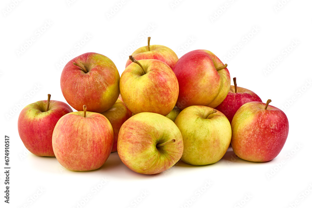 Red apple isolated on white background. Red apple isolated on white background.