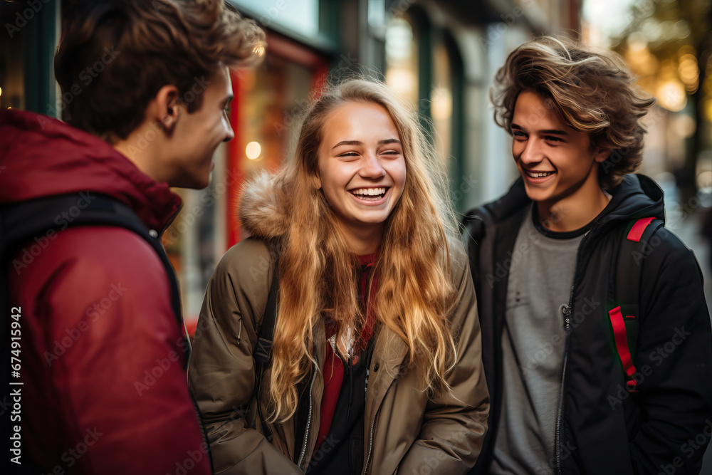 Obraz premium Students social life