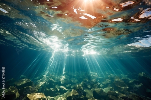 Relaxing underwater photogr...