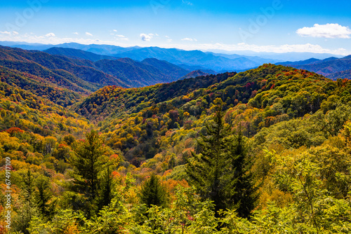 Autumn Day In Smoky Mountains National Park © Carol