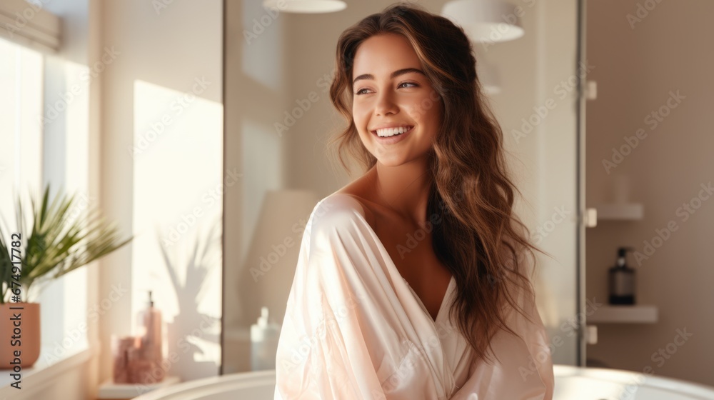 Beautiful, healthy and smooth skin woman face. smooth and healthy face for skincare cosmetics advertising or beauty product. Beautiful, healthy and smooth skin woman face. smooth and healthy face for skincare cosmetics advertising or beauty product.