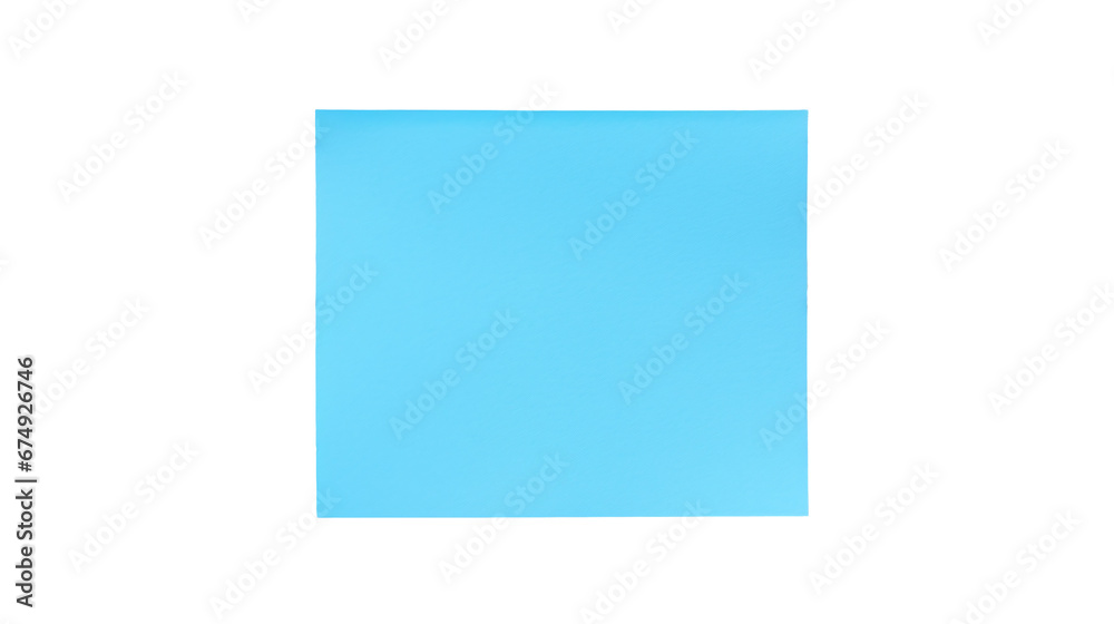 blue notepads isolated on transparent background