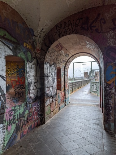 graffiti on staircase to Cologne's southbridge © viktorbond