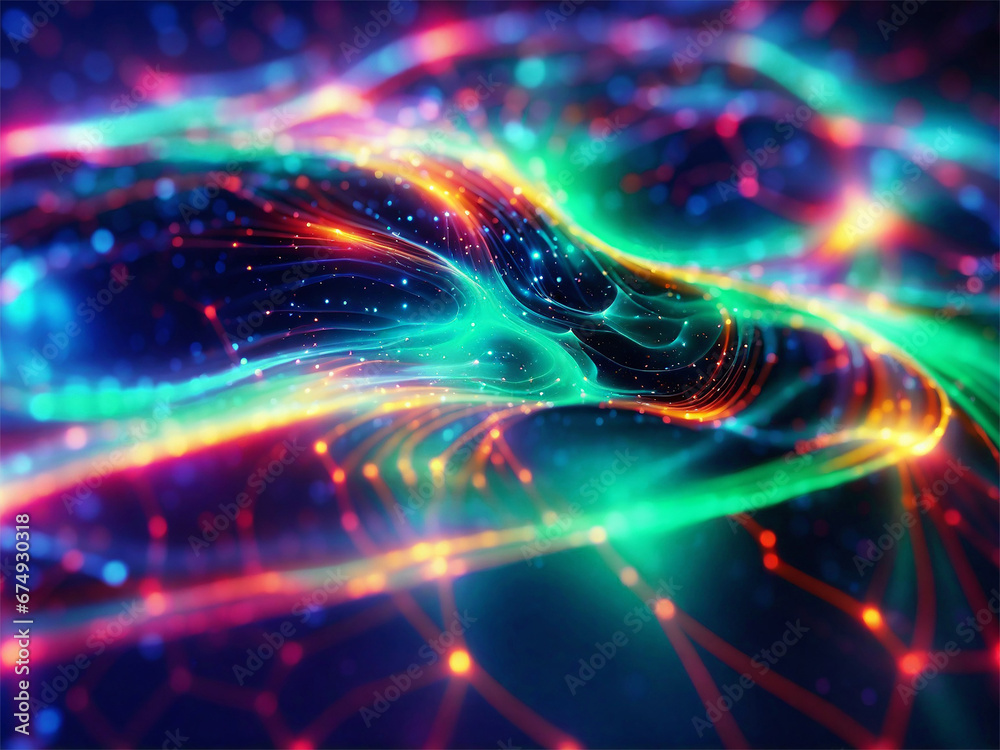 The World Wide Web, the transmission of information around the world, through the eyes of artificial intelligence The World Wide Web, the transmission of information around the world, through the eyes of artificial intelligence