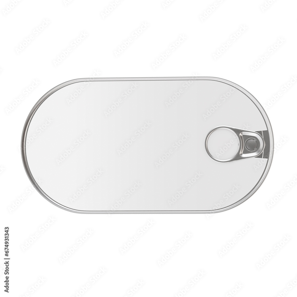 a blank Sardine Can image isolated on a white background a blank Sardine Can image isolated on a white background