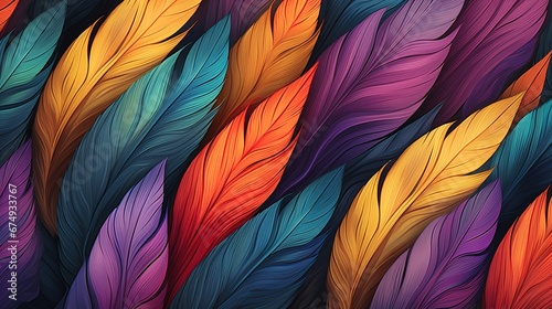 feather pattern