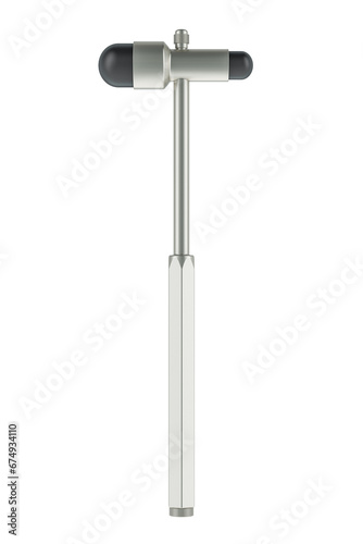 Reflex Hammer. 3D rendering isolated on transparent background © alexlmx