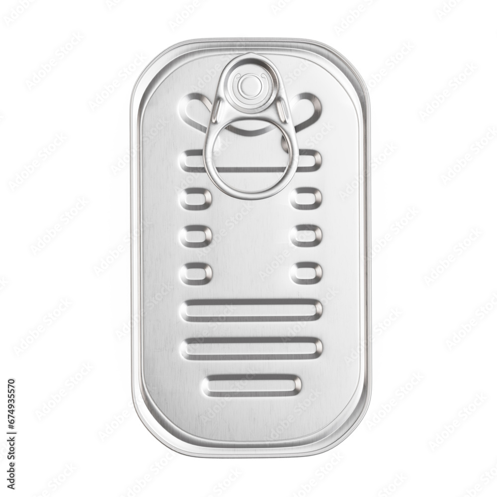 a blank Sardine Can image isolated on a white background a blank Sardine Can image isolated on a white background