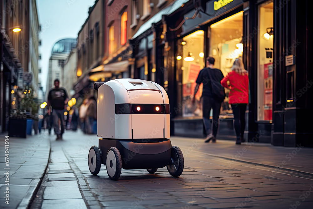 Robotic Delivery in the heart of night London