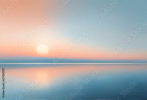 sunset on the sea © Raul