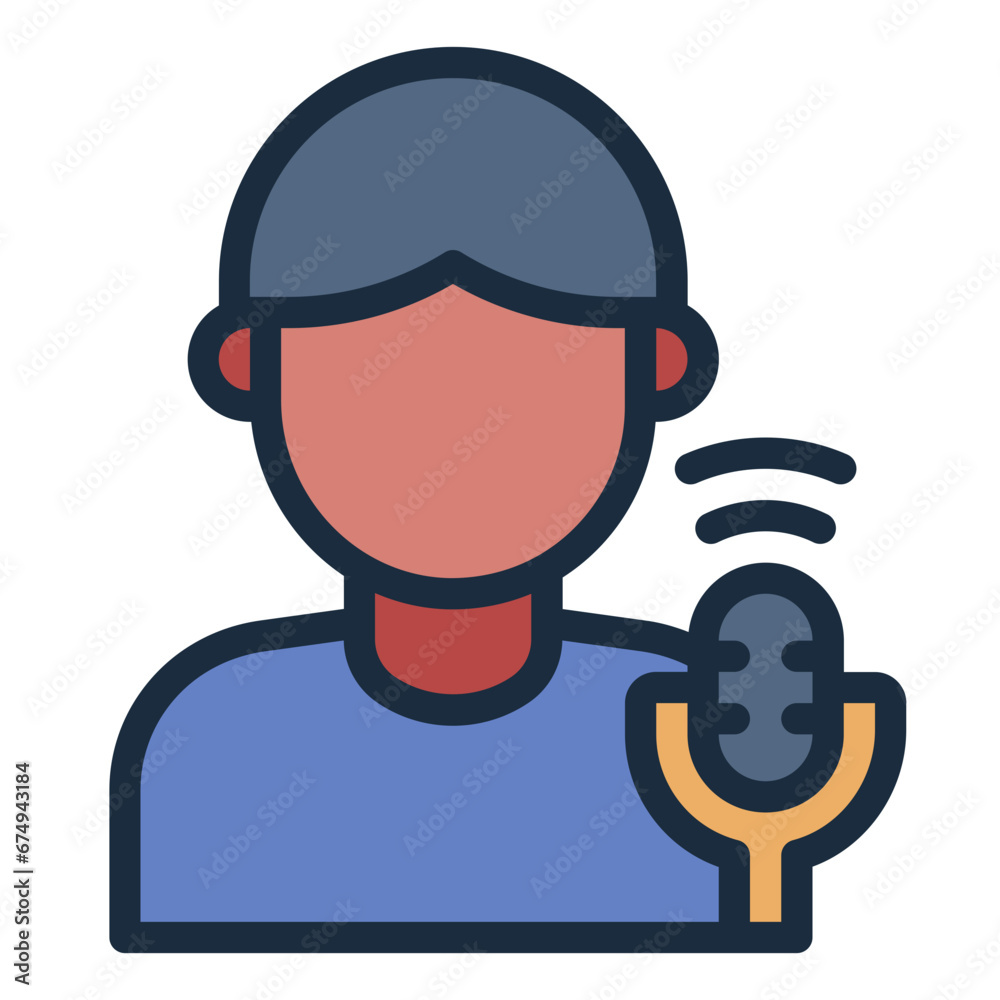 Podcaster Broadcast icon