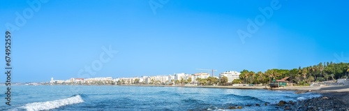  Seacoast promenade in Estepona, Spain