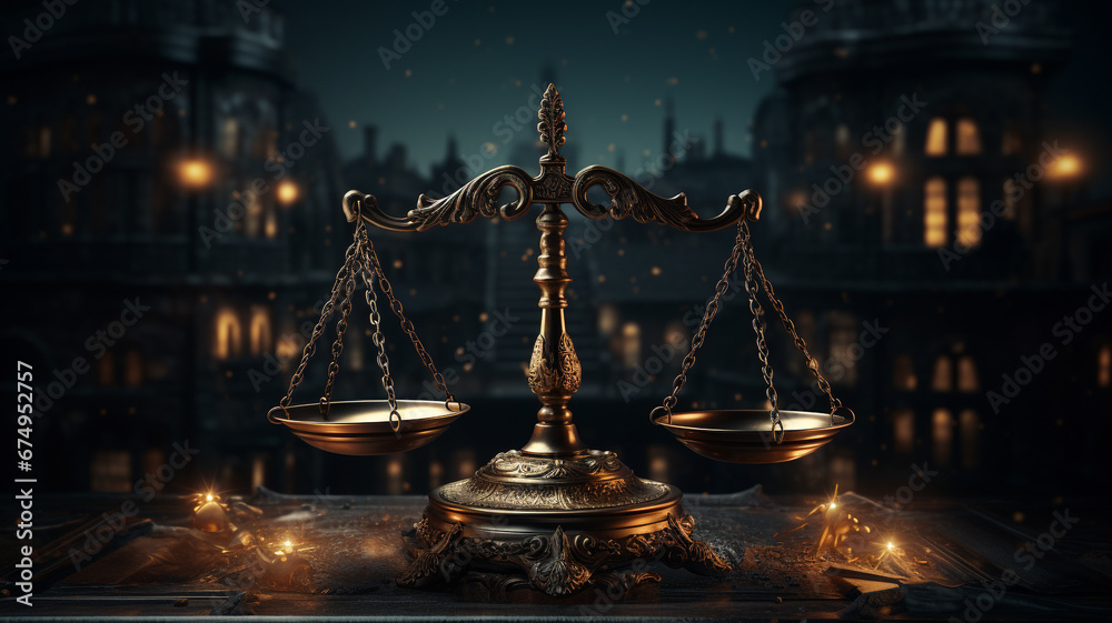 Justice, Litigation Judiciary, Legal services Law enforcement Courts, Judicial system, Legal justice, Human rights. observance of law, guaranteeing equality and justice for citizens. Human rights day. - obrazy, fototapety, plakaty 