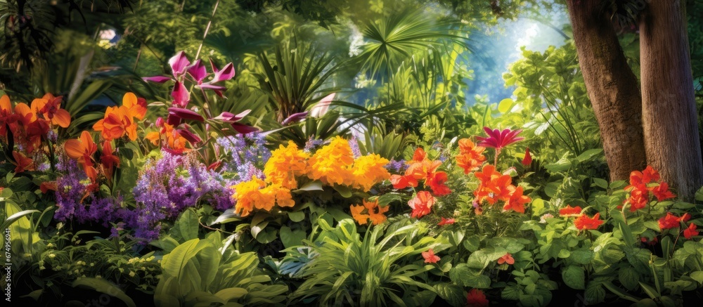 In the summer the vibrant colors of nature come alive with the beauty of spring s blooming flowers creating a floral paradise in the garden and showcasing the natural wonders of the plant k