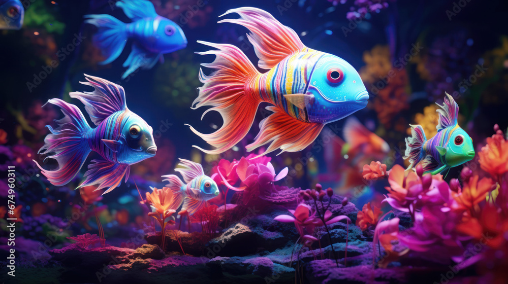 Exotic fantasy fish Exotic fantasy fish