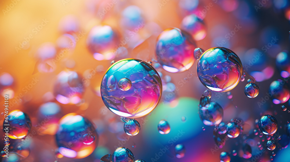Abstract shining colorful bubbles background. Abstract shining colorful bubbles background.