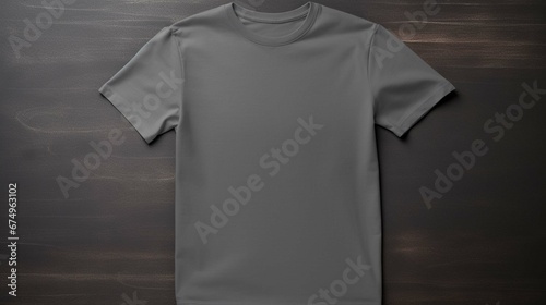 blank grey tshirt mockup,close up grey t-shirt on dark background photography ::10 , 8k, 8k render