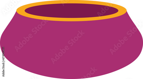 Simple Earthen Bowl Diwali Diya Lamp