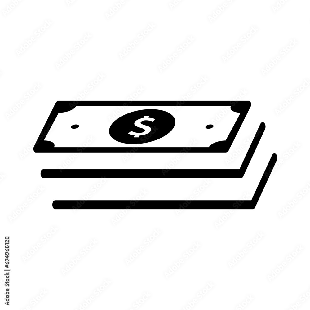 Cash money icon image illustration. Vector design. Cash money icon image illustration. Vector design.