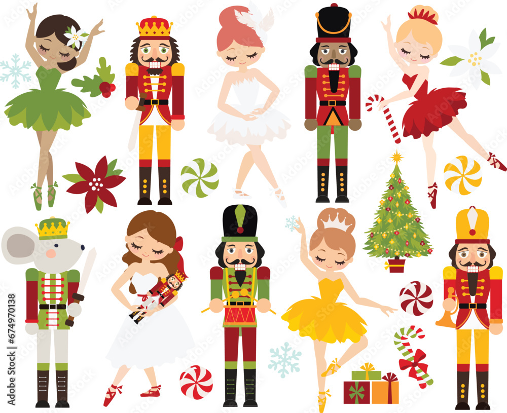 Christmas Nutcracker Nutcracker Ballet Stock Vector Adobe Stock