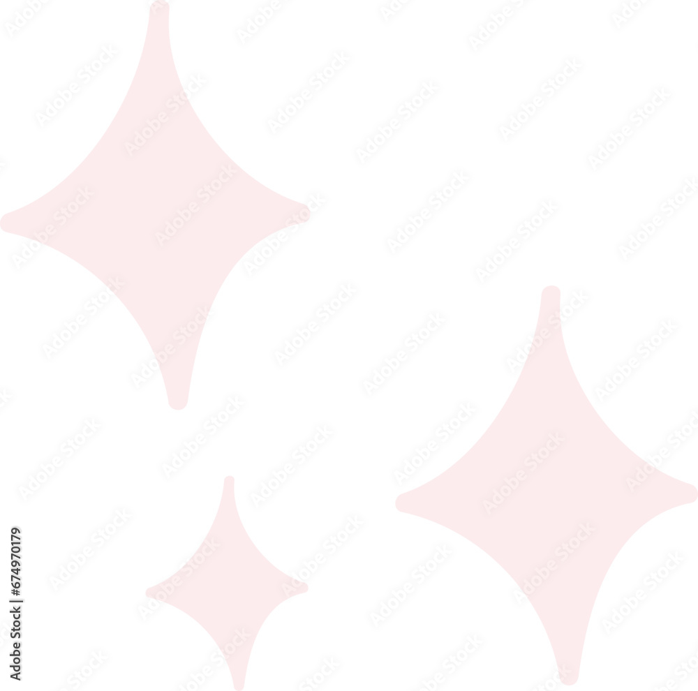 Fototapeta premium Abstract Stars Doodle
