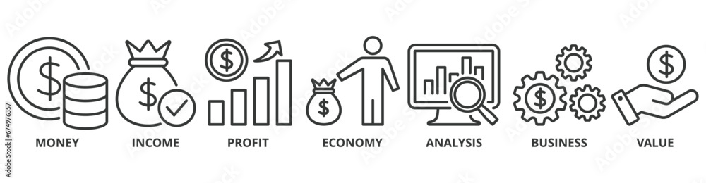Cash flow banner web icon vector illustration concept for business and finance circulation with icon of money, income, profit, economy, analysis, business, and value Cash flow banner web icon vector illustration concept for business and finance circulation with icon of money, income, profit, economy, analysis, business, and value