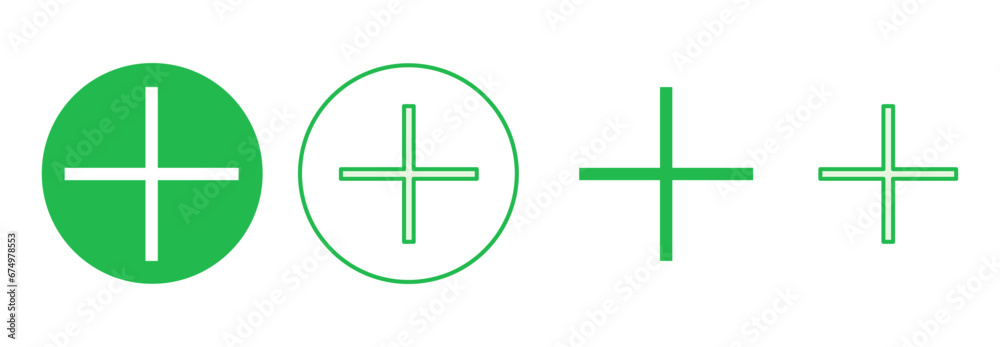 Plus Icon set. Add plus icon Plus Icon set. Add plus icon