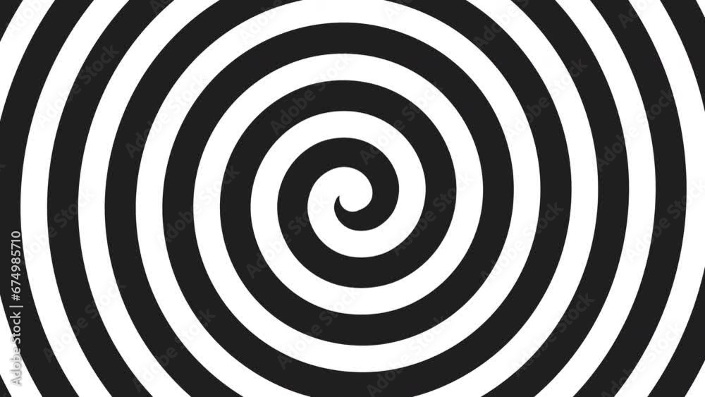Psychedelic spinning hypnotic spiral. Twisting helix background. Optical illusion. Seamless loop Psychedelic spinning hypnotic spiral. Twisting helix background. Optical illusion. Seamless loop