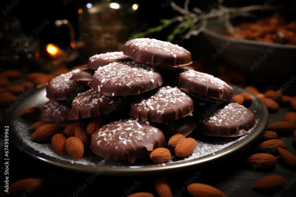 chocolate mantecados spanish christmas sweets chocolate mantecados spanish christmas sweets