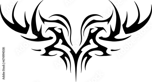 Neo tribal art pattern 