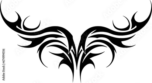 Neo tribal art pattern 