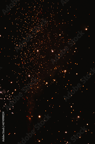 Fireworks Overlay Background Abstract Colors