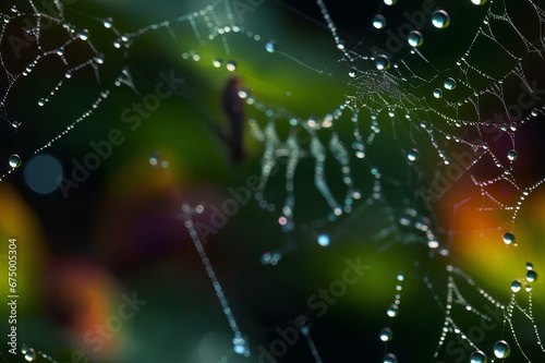 photography of spider web  © jirasin