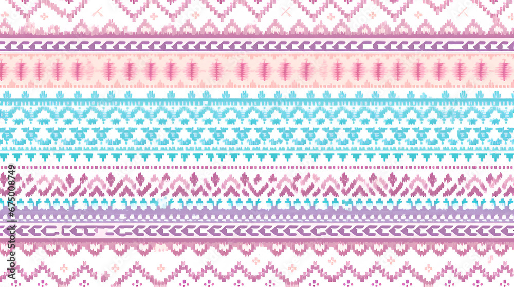 Fair Isle pattern wallpaper | generative AI