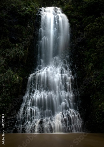 Karekare waterfall  near Auckland New Zealand