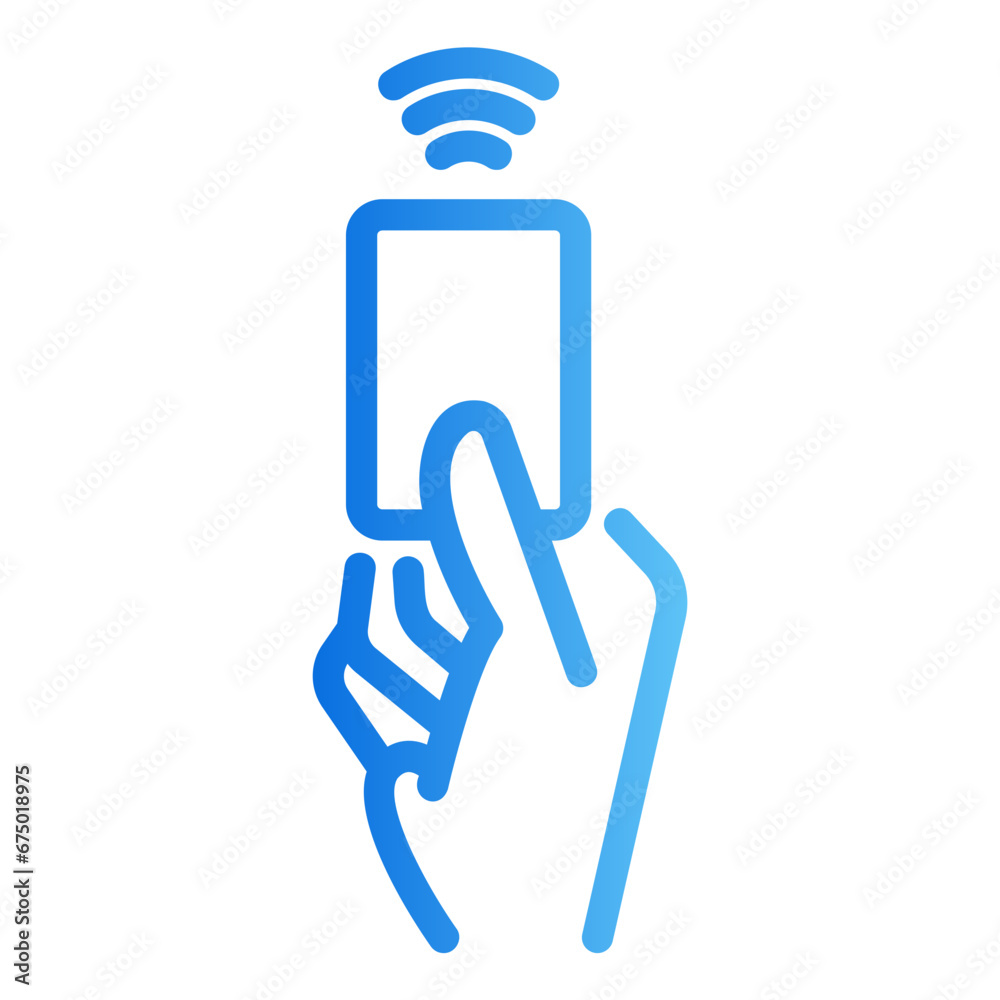 tap to pay gradient icon