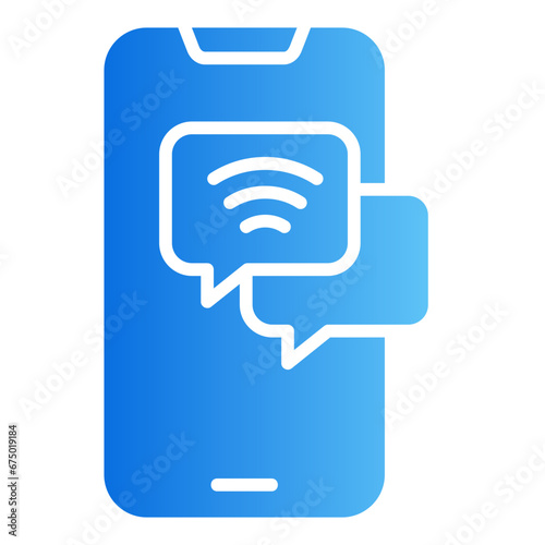 chat gradient icon