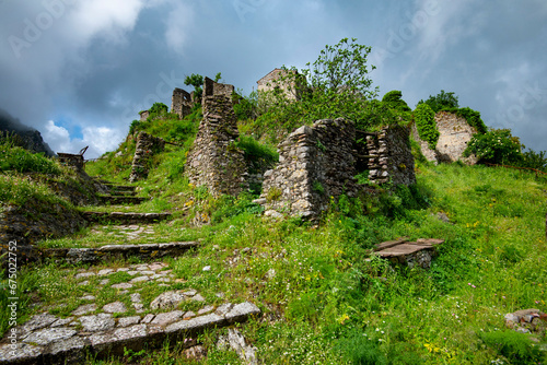 Medieval Village of San Severino di Centola - Italy photo