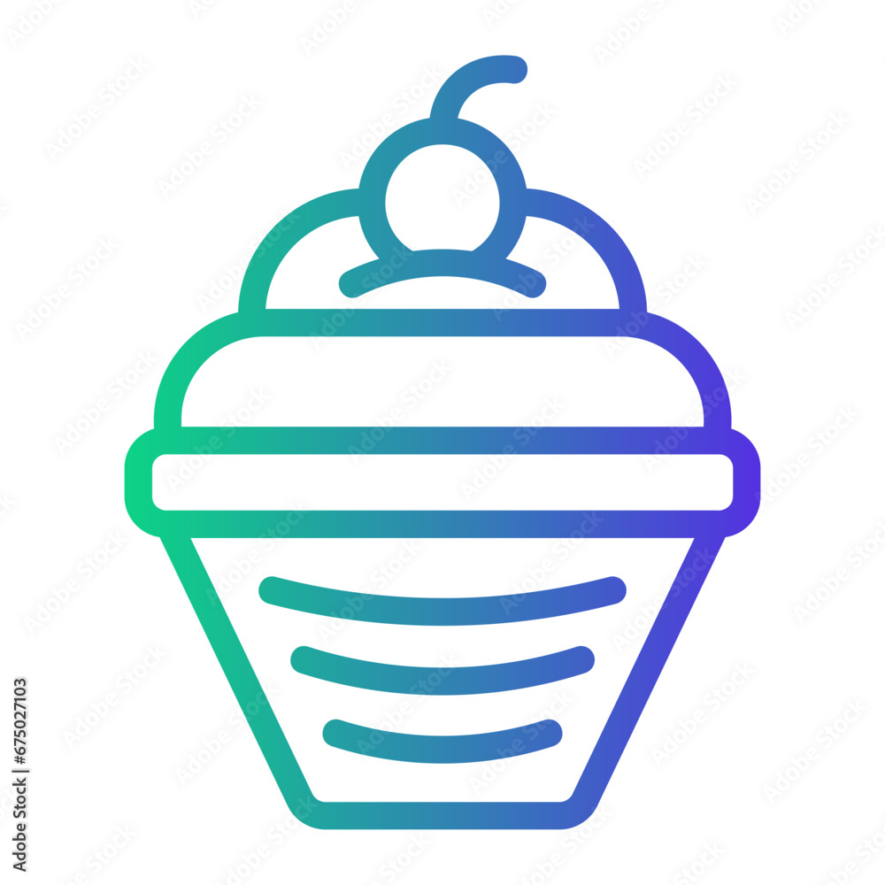 cup cake icon cup cake icon