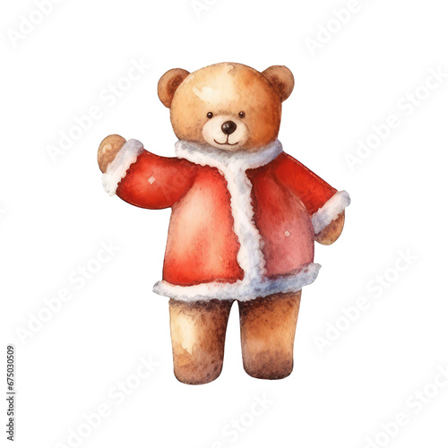 christmas teddy bear