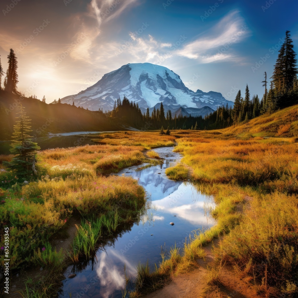 Majestic Mount Rainier: A Breathtaking Icon of Washington State